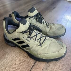 Adidas Men’s Terrex AX4 Gore-Tex Hiking Shoes Focus Olive Size 12 (No insoles)